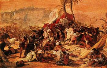 Francesco Hayez : The Seventh Crusade against Jerusalem